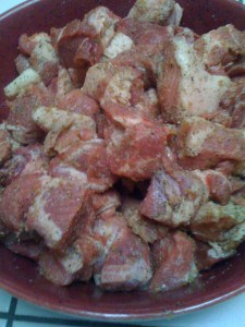 Cubed Sausage Meat