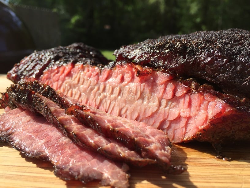How to Smoke a Small Brisket on a Weber Kettle [Instructions for Flats and Points]