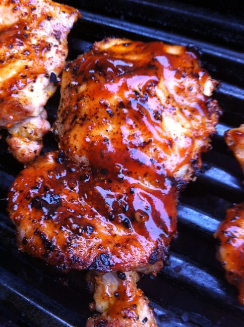 Grilling Chicken Thighs