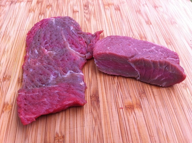 Flattened Sirloin Steak