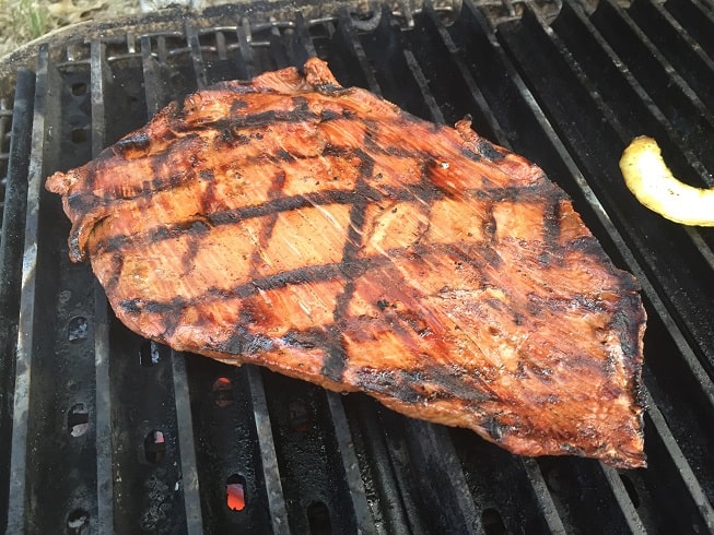 Flank Steak with Grill Marks