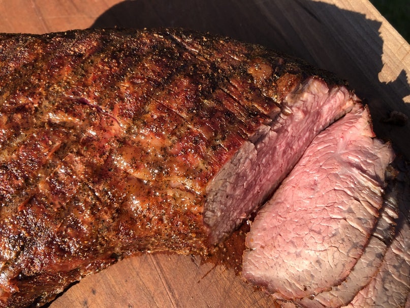 Pellet Grill Smoked Tri Tip