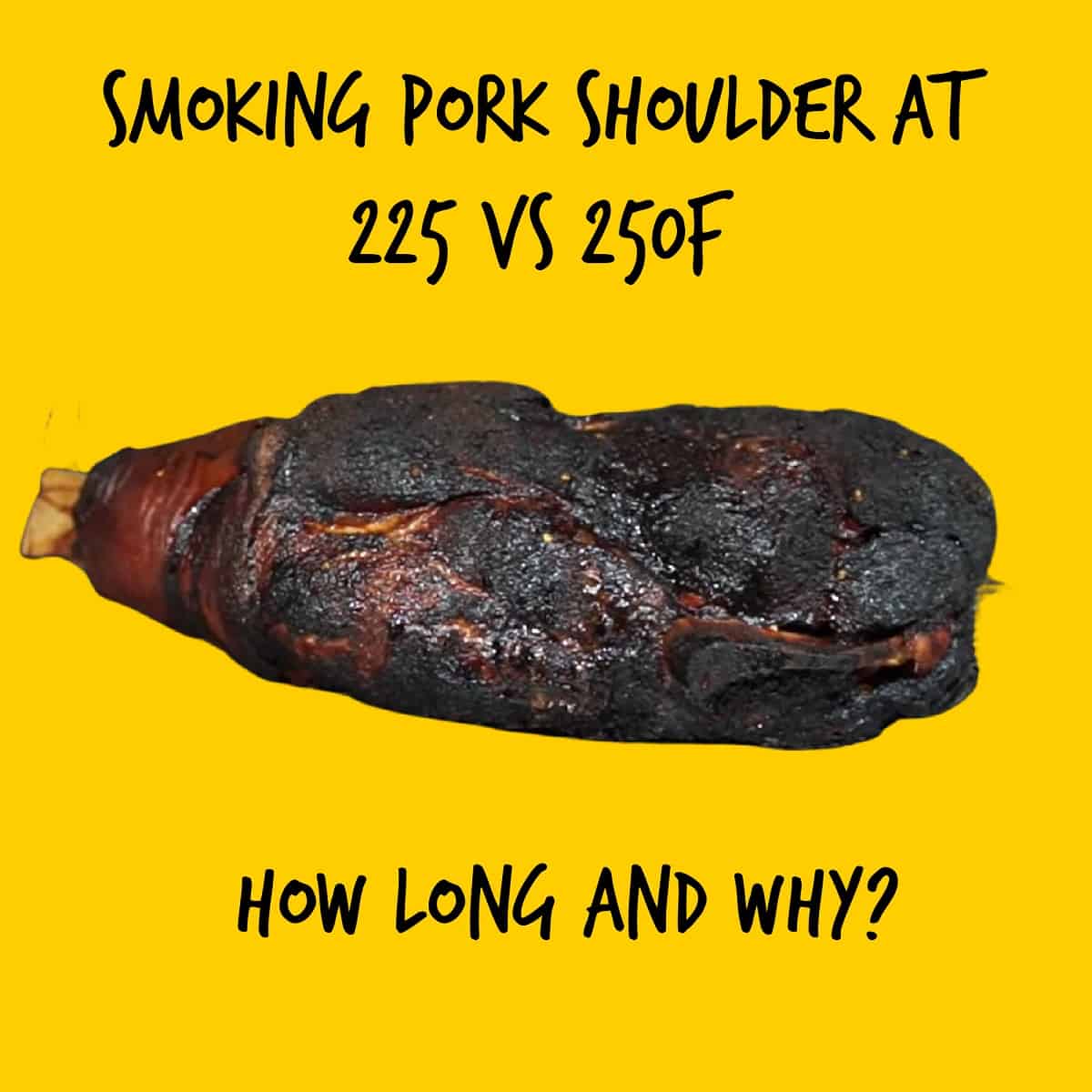 Smoking Pork Shoulder at 225F or 250F