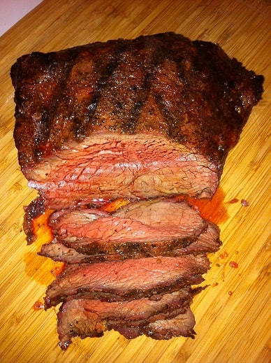 TriTip cooked on GrillGrates