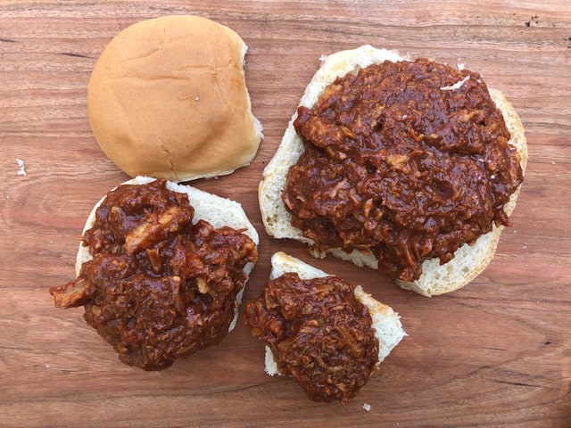 Slider Compared to Large Buns
