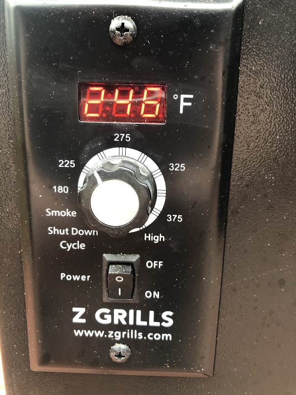 Z Grill Control Panel