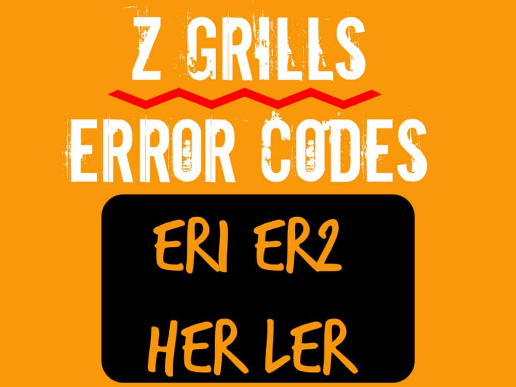 Z Grills Error Codes