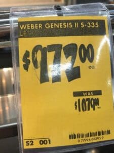Weber Genesis Grill on Sale