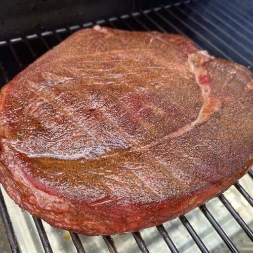 Smoke the Sirloin Roast for two hours